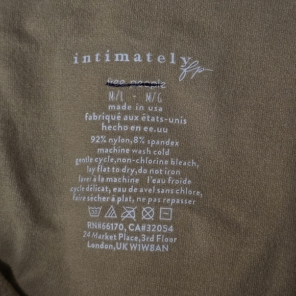 FREE PEOPLE INTIMATELY Seamless Bike Romper M/L - Picture 3 of 3